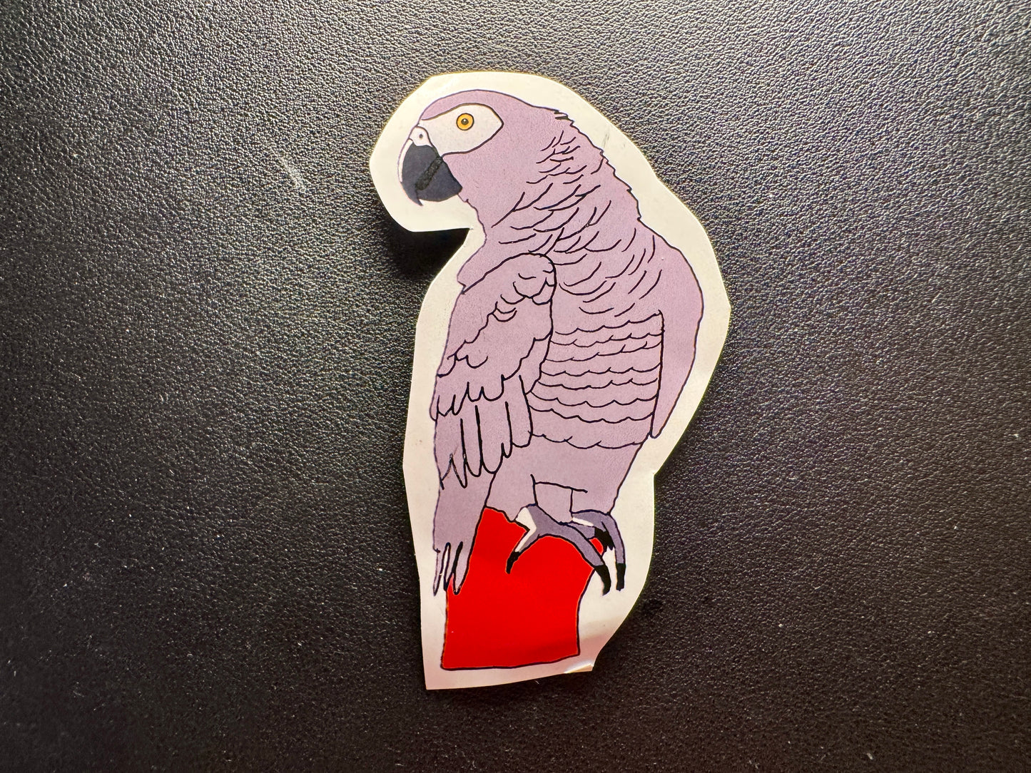 African Grey Parrot Sticker